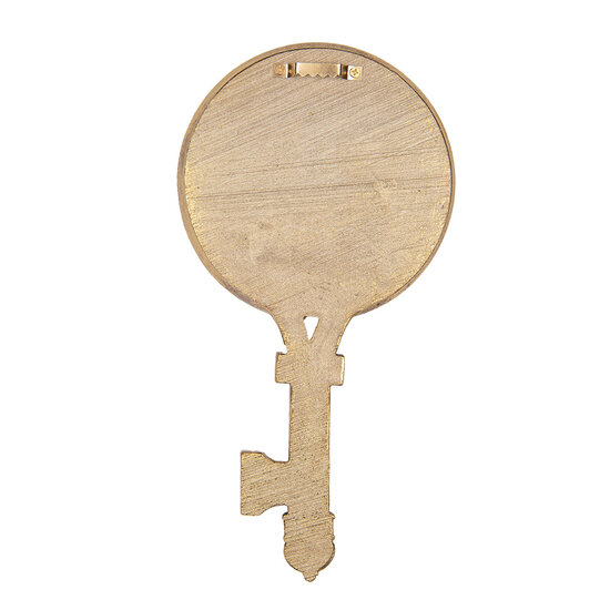 Clayre & Eef | Decoratie Staande Spiegel Goudkleurig 13x2x25 cm | 62S318