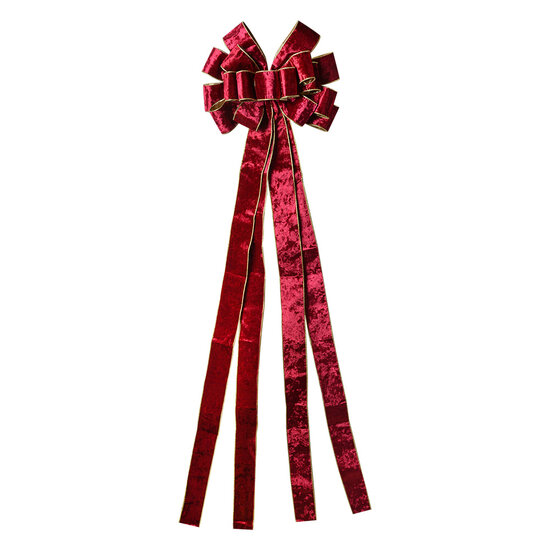 Clayre &amp; Eef   | Decoratie Strik Roze Goudkleurig 33x135 cm | 65975BU