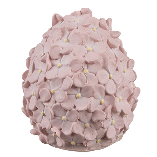 Clayre & Eef | Decoratie Beeld Ei Roze ø 6x7 cm | 6PR5183