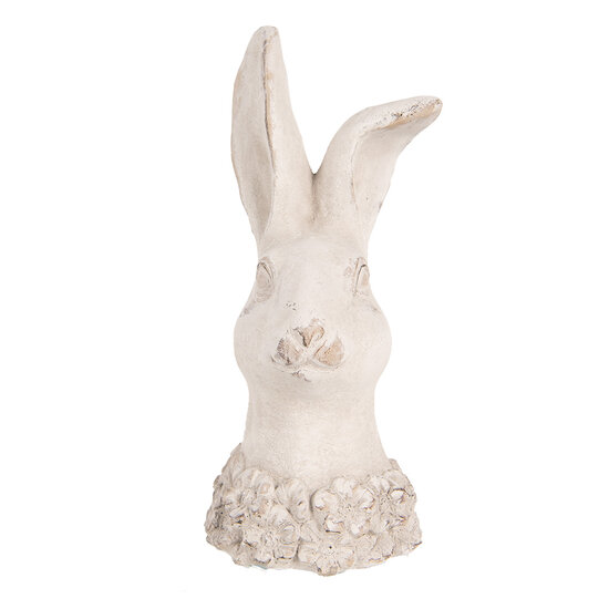 Clayre &amp; Eef   | Decoratie Beeld Konijn Beige 12x10x24 cm | 6TE0557