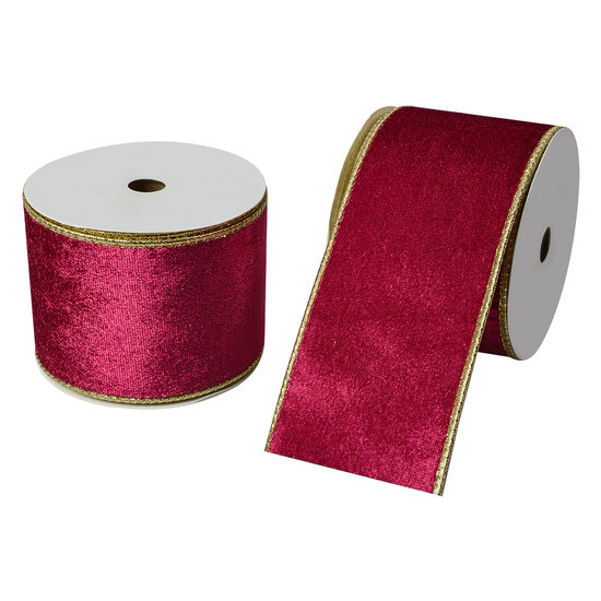 Clayre & Eef | Lint Roze Goudkleurig 6.3 cm x 5 m | LI0128BU