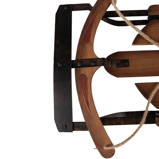 Clayre &amp; Eef   | Decoratie Slee Bruin 80x37x20 cm | 50804