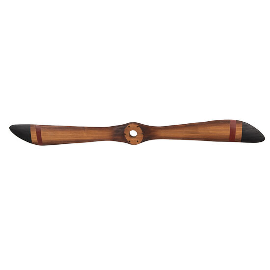 Clayre &amp; Eef   | Decoratie Propeller Bruin Zwart 12x3x120 cm | 5H0725