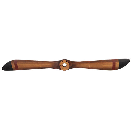 Clayre &amp; Eef   | Decoratie Propeller Bruin Zwart 12x3x120 cm | 5H0725
