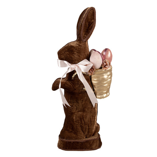 Clayre &amp; Eef   | Decoratie Beeld Konijn Bruin 22x9x52 cm | 65917