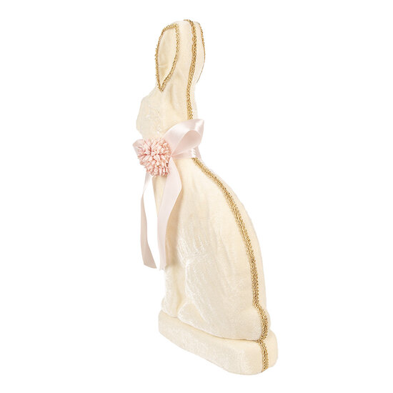 Clayre &amp; Eef   | Decoratie Beeld Konijn Beige 22x8x41 cm | 65922