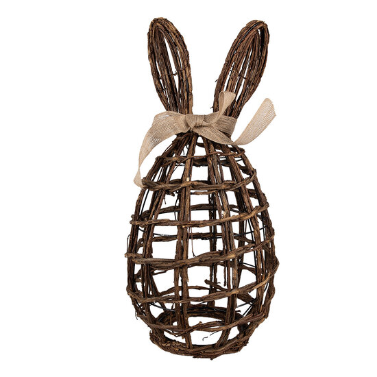Clayre &amp; Eef   | Decoratie Beeld Konijn Bruin 23x22x45 cm | 65962