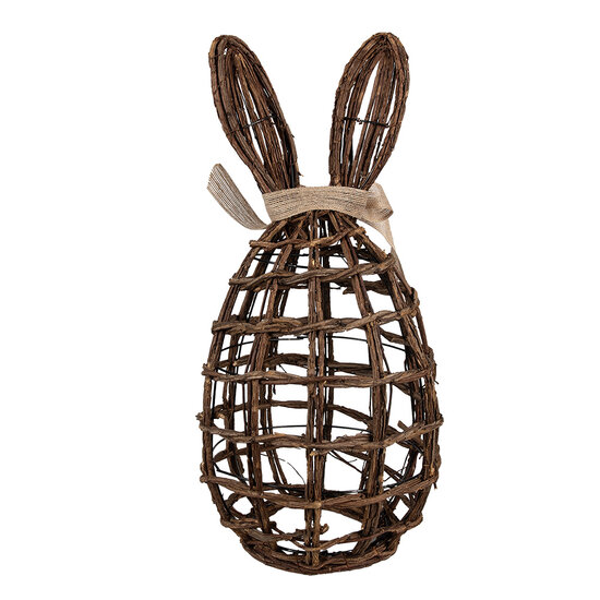 Clayre &amp; Eef   | Decoratie Beeld Konijn Bruin 23x22x45 cm | 65962
