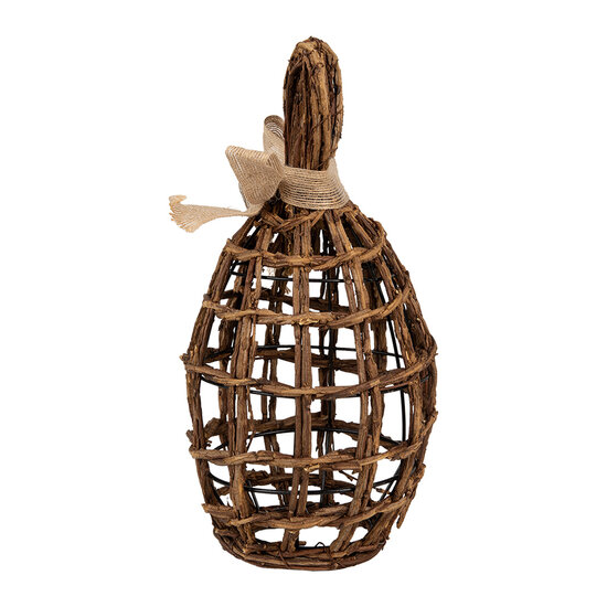 Clayre &amp; Eef   | Decoratie Beeld Konijn Bruin 16x16x31 cm | 65963