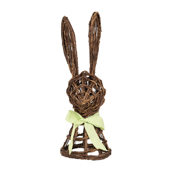 Clayre &amp; Eef   | Decoratie Beeld Konijn Bruin 17x17x40 cm | 65964