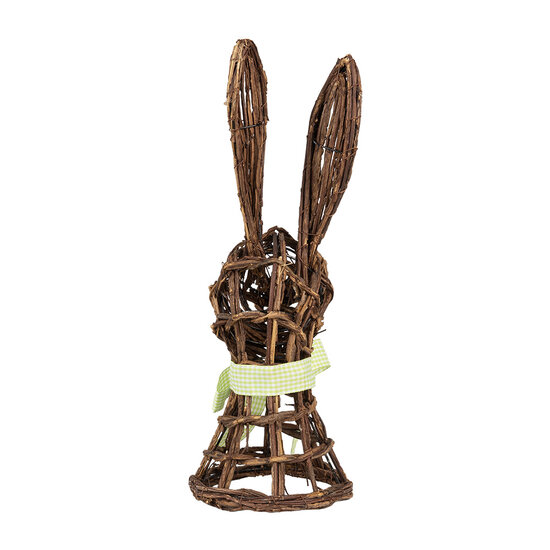 Clayre &amp; Eef   | Decoratie Beeld Konijn Bruin 17x17x40 cm | 65964