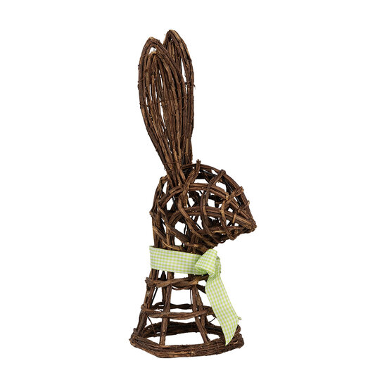 Clayre &amp; Eef   | Decoratie Beeld Konijn Bruin 17x17x40 cm | 65964