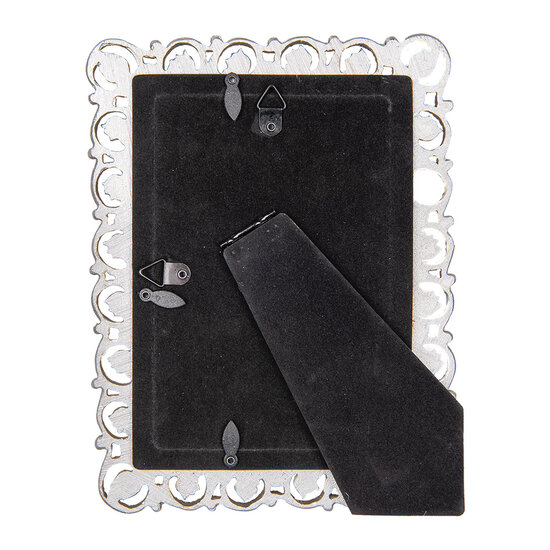 Clayre & Eef | Fotolijst Zilverkleurig 16x2x21 cm / 10x15 cm | 2F1249