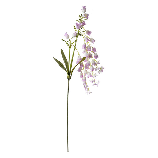 Clayre & Eef | Decoratie tak met bloemen Paars Groen 15x6x80 cm | 5PL0161LPA