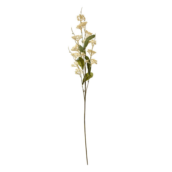 Clayre & Eef | Decoratie tak met bloemen Beige Groen 8x6x80 cm | 5PL0164Y