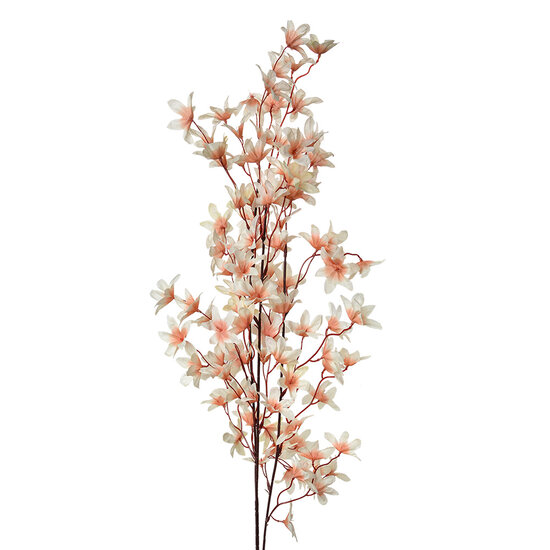 Clayre &amp; Eef   | Decoratie tak met bloemen Beige Groen 6x6x110 cm | 5PL0167BE