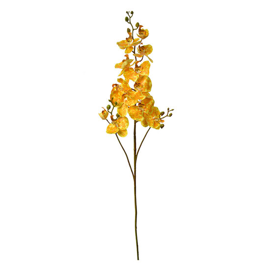 Clayre & Eef | Decoratie tak met bloemen Geel Groen 15x8x116 cm | 5PL0170Y
