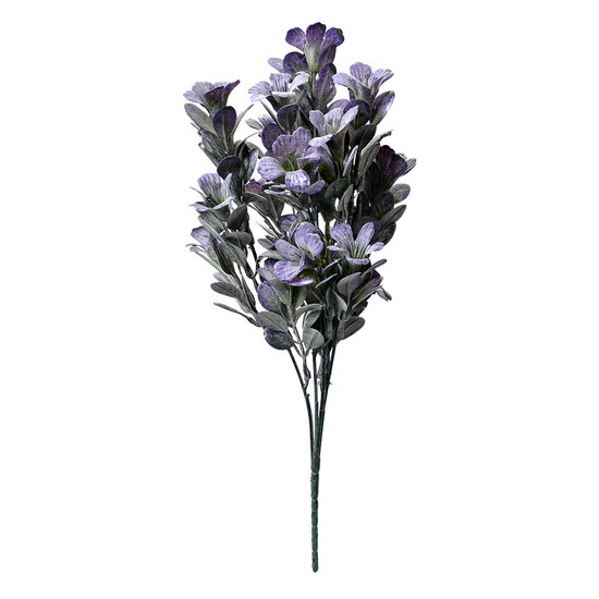 Clayre & Eef | Decoratie Tak Blauw Groen 8x8x35 cm | 6PL0382BL