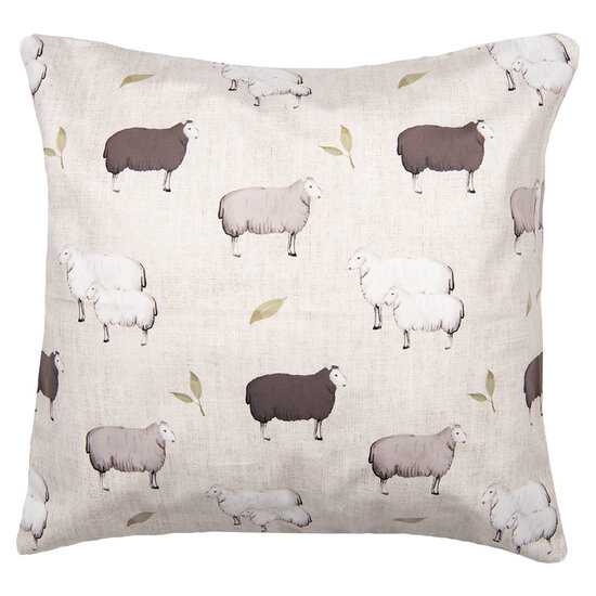 Clayre & Eef | Kussenhoes Beige Bruin 45x45 cm | NSF22