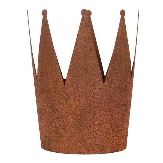 Clayre &amp; Eef   | Decoratie Kroon (set van 3) Bruin &oslash; 32x25 / &oslash; 17x21 / &oslash; 12x17 cm | 6Y5789