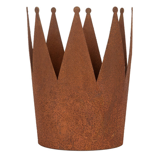Clayre &amp; Eef   | Decoratie Kroon (set van 3) Bruin &oslash; 32x25 / &oslash; 17x21 / &oslash; 12x17 cm | 6Y5789
