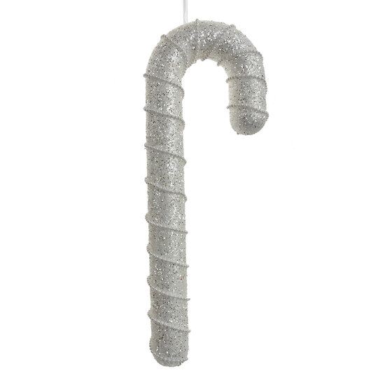 Clayre &amp; Eef   | Decoratie hanger Zuurstok Wit 12x4x33 cm | 66184