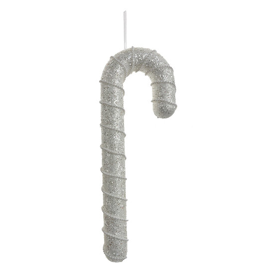 Clayre &amp; Eef   | Decoratie hanger Zuurstok Wit 12x4x33 cm | 66184