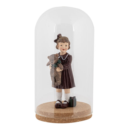 Clayre &amp; Eef   | Stolp Transparant &oslash; 12x22 cm | 6GL5192