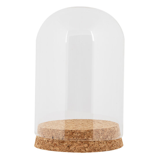 Clayre &amp; Eef   | Stolp Transparant &oslash; 8x12 cm | 6GL5194