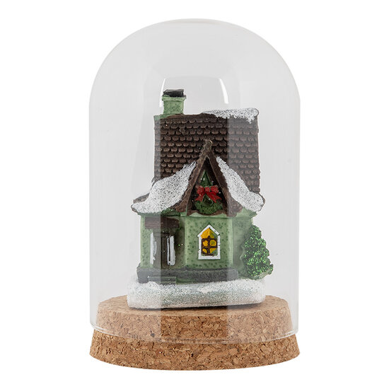 Clayre &amp; Eef   | Stolp Transparant &oslash; 8x12 cm | 6GL5194