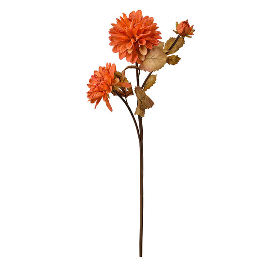 Clayre &amp; Eef   | Kunstbloem Oranje Bruin 10x10x66 cm | 6PL0387O