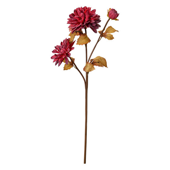 Clayre &amp; Eef   | Kunstbloem Rood Bruin 10x10x66 cm | 6PL0387R