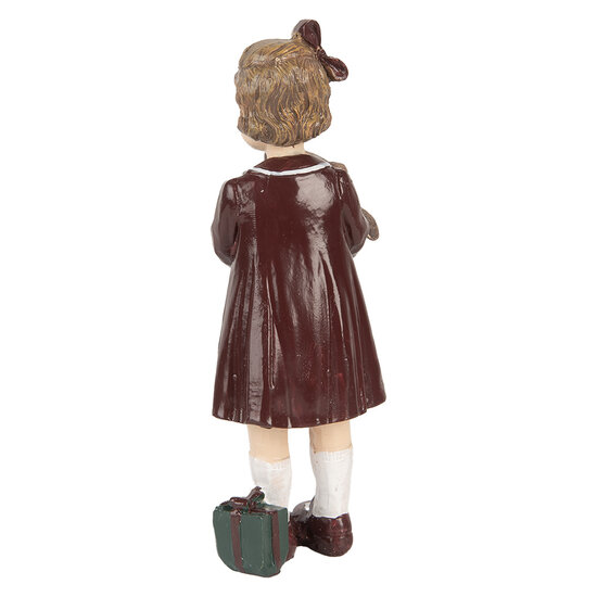 Clayre &amp; Eef   | Kerstdecoratie Kind Bruin Groen 6x5x15 cm | 6PR5729