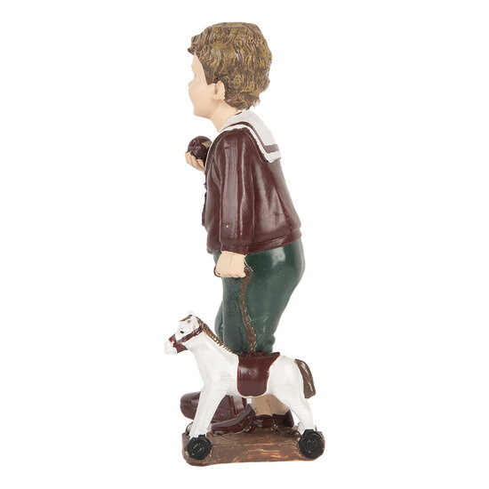 Clayre &amp; Eef   | Kerstdecoratie Kind Bruin Groen 6x5x15 cm | 6PR5730