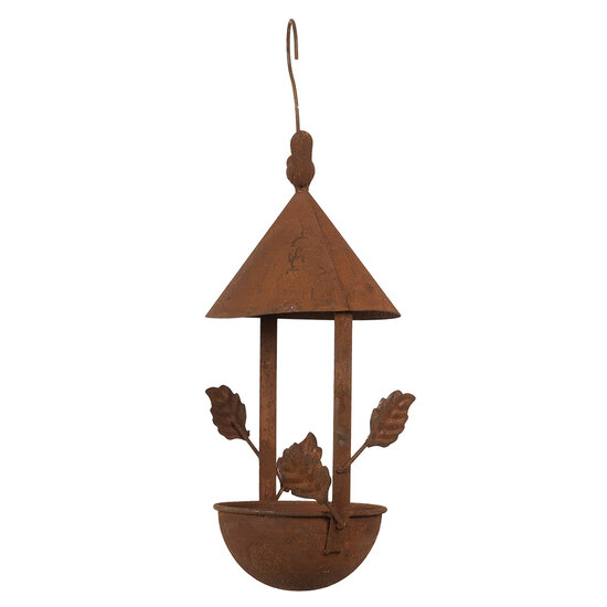 Clayre &amp; Eef   | Vogelvoederbak hangend Bruin 15x14x42 cm | 6Y5795
