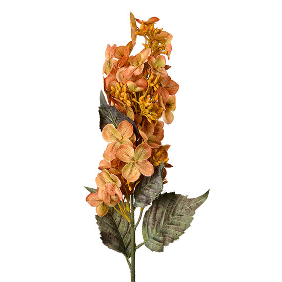 Clayre &amp; Eef   | Decoratie tak met bloemen Oranje Groen 10x8x71 cm | 5PL0162CH