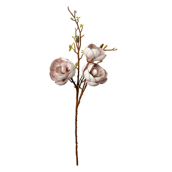 Clayre &amp; Eef   | Decoratie tak met bloemen Beige Bruin 20x20x106 cm | 5PL0169W