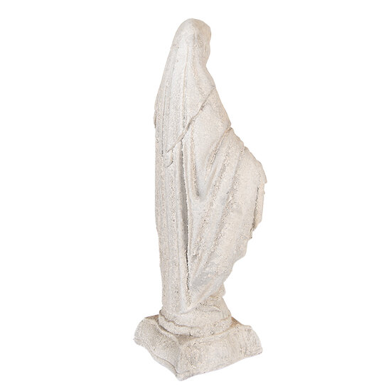 Clayre &amp; Eef   | Kerstdecoratie Beeld Maria Beige Bruin 17x12x41 cm | 6MG0113
