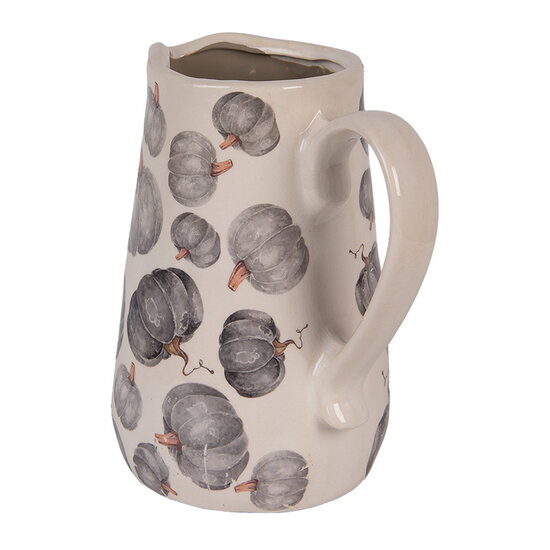 Clayre &amp; Eef   | Decoratieve Schenkkan Beige Grijs 16x12x18 cm | 6CECSP0002M