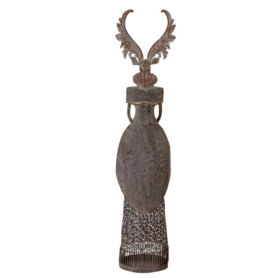 Clayre &amp; Eef   | Decoratie Rendier Bruin Grijs 20x11x81 cm | 5Y1329