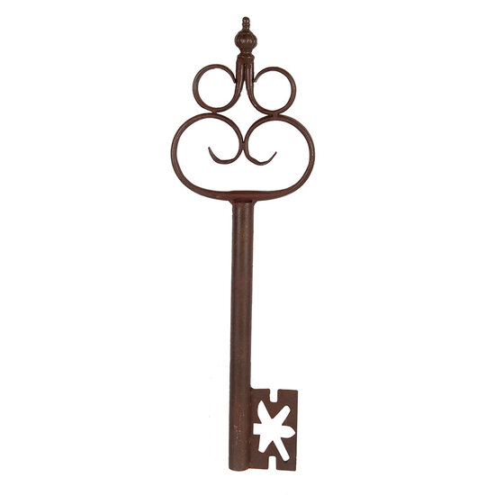 Clayre &amp; Eef   | Decoratie Sleutel Bruin 17x3x54 cm | 6Y5851