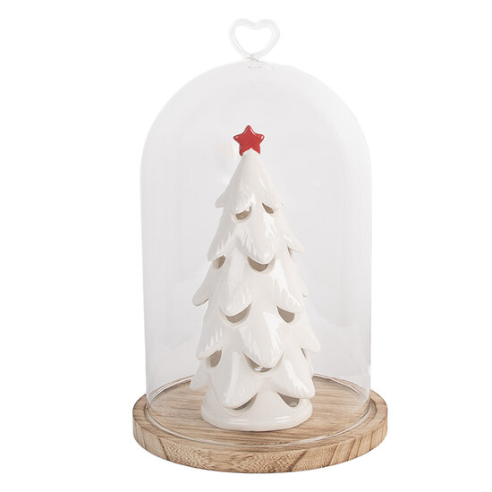 Clayre &amp; Eef   | Stolp Transparant &oslash; 17x27 cm | 6GL5361