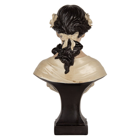 Clayre & Eef | Decoratie Buste Vrouw Beige Bruin 18x12x31 cm | 6PR5550