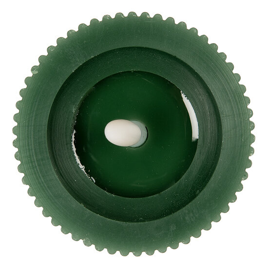 Clayre &amp; Eef   | Kaars met LED Groen &oslash; 8x13 cm / 2xAA | 6CA0003DGR