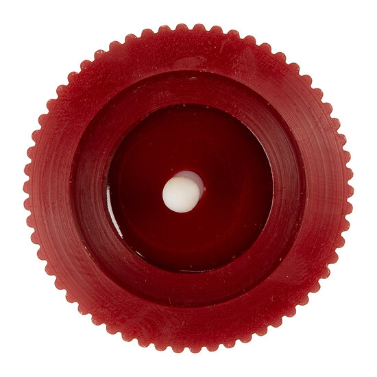 Clayre &amp; Eef   | Kaars met LED Rood &oslash; 8x13 cm / 2xAA | 6CA0003R