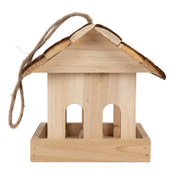 Clayre &amp; Eef   | Vogelvoederhuisje Bruin 19x18x19 cm | 6H2454