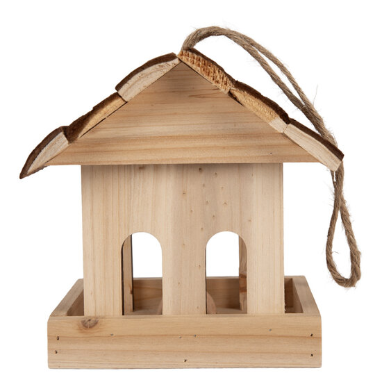 Clayre &amp; Eef   | Vogelvoederhuisje Bruin 19x18x19 cm | 6H2454