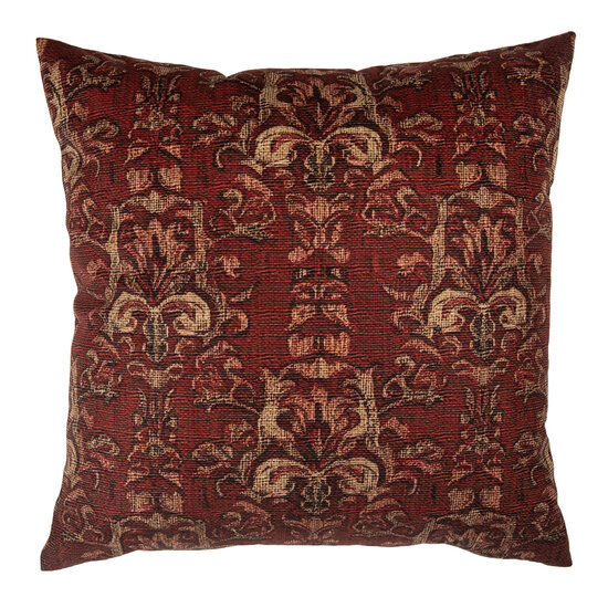Clayre &amp; Eef   | Kussenhoes Rood Geel 45x45 cm | KT021.427