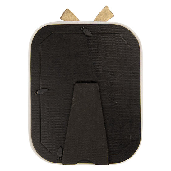 Clayre &amp; Eef   | Fotolijst Wit Goudkleurig 17x2x24 cm / 13x18 cm | 2F1377
