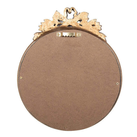 Clayre & Eef | Wandspiegel Goudkleurig 18x3x22 cm | 62S337